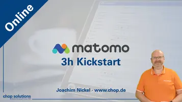 Matomo Kompaktkurs Online mit dem Experten Joachim Nickel